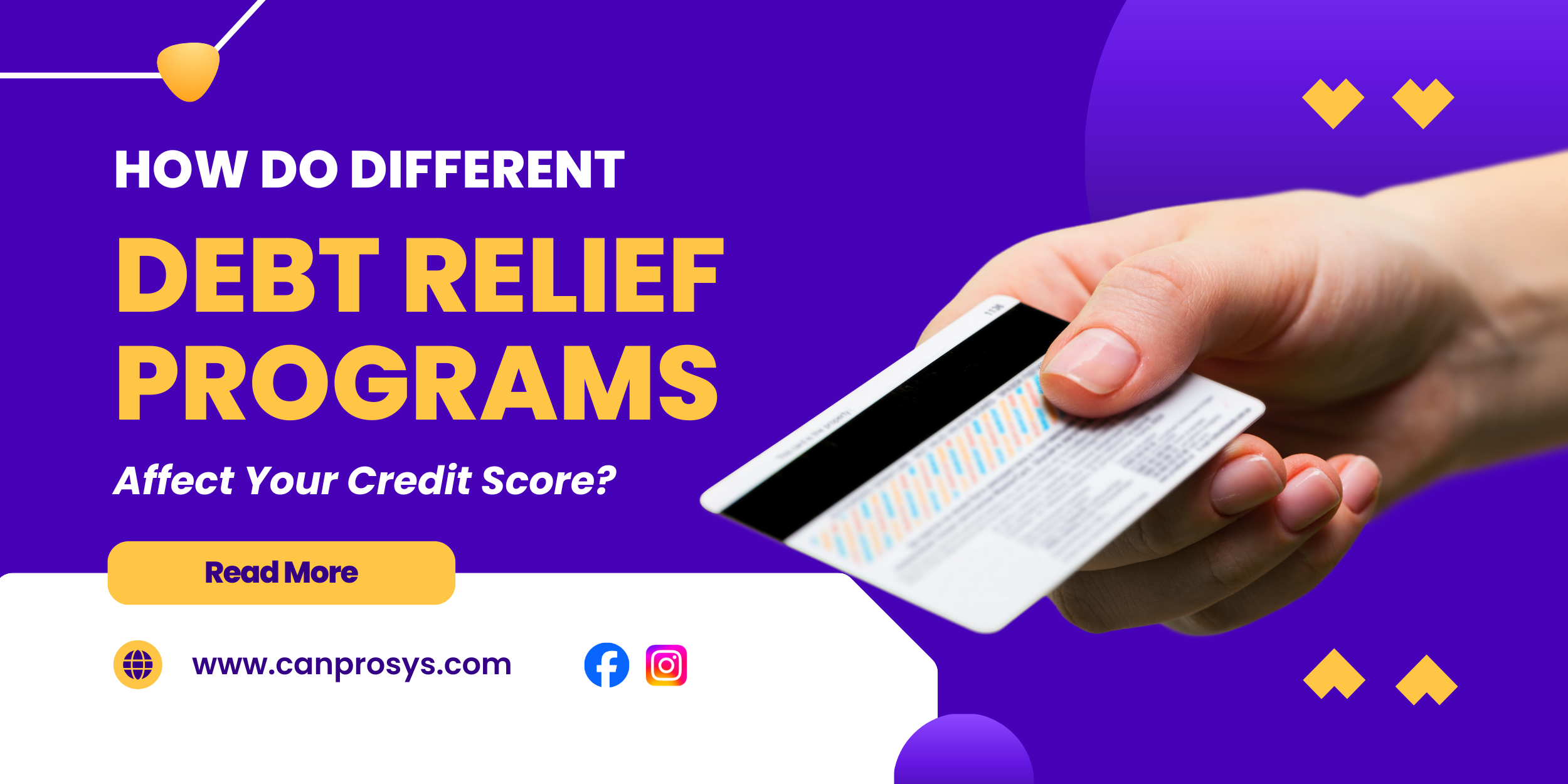 How Do Different Debt Relief Programs Affect Your Credit Score?