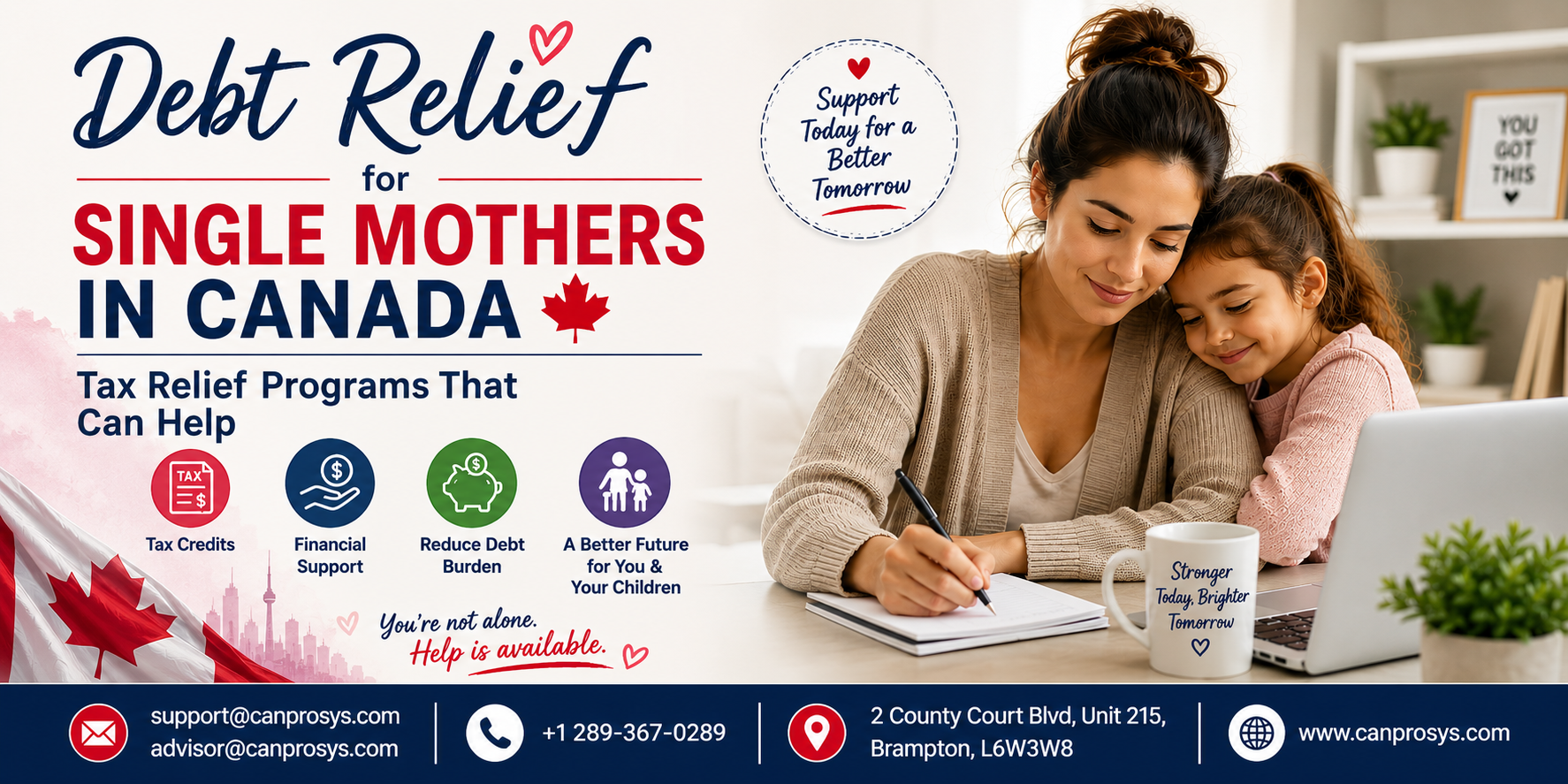 Debt Relief for Single Mothers in Canada: Tax Relief Programs That Can Help