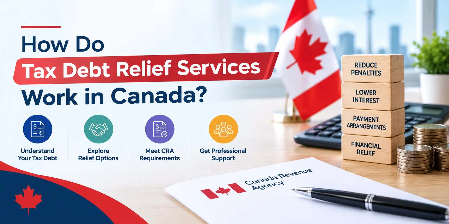 How Do Tax Debt Relief Services Work in Canada?